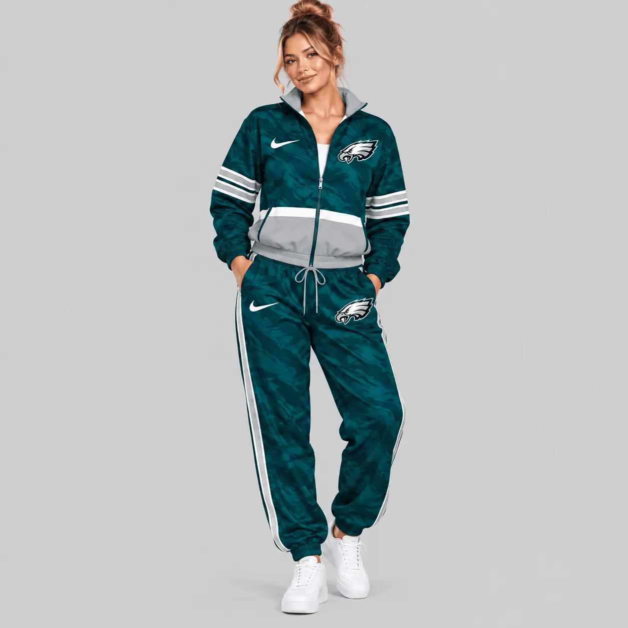 Philadelphia Eagles | NFL Camo Panel Windbreaker Set