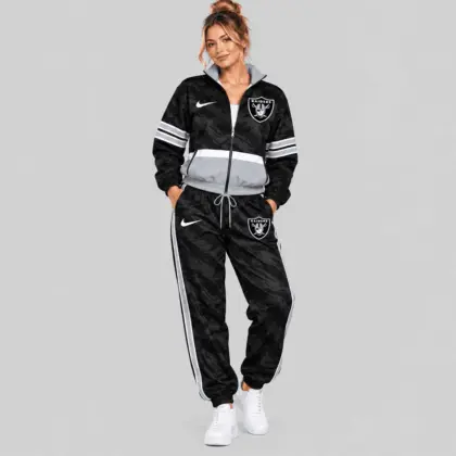 Las Vegas Raiders | NFL Camo Panel Windbreaker Set