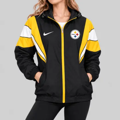 Pittsburgh Steelers | NFL Color Block Windbreaker Jacket