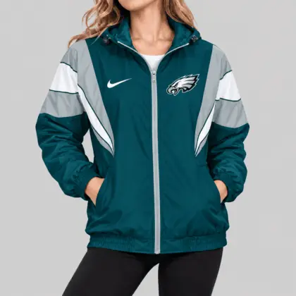 Philadelphia Eagles | NFL Color Block Windbreaker Jacket