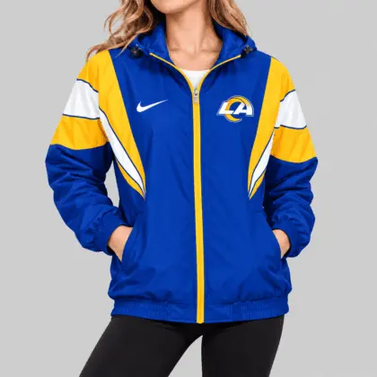 Los Angeles Rams | NFL Color Block Windbreaker Jacket