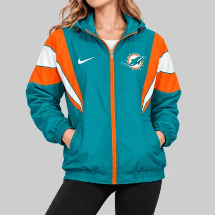Miami Dolphins | NFL Color Block Windbreaker Jacket