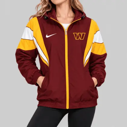 Washington Commanders | NFL Color Block Windbreaker Jacket