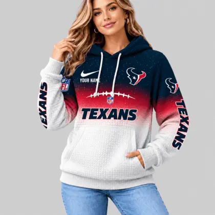 Houston Texans | NFL Gradient Football Waffle Hoodie