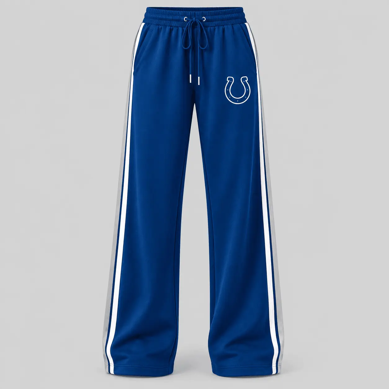 Indianapolis Colts | NFL Quarter Zip Wide Leg Pants Set - Image 3