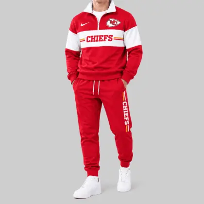 Kansas City Chiefs | NFL Chest Stripe Tracksuit Set