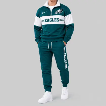 Philadelphia Eagles | NFL Chest Stripe Tracksuit Set