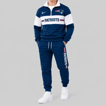 New England Patriots | NFL Chest Stripe Tracksuit Set