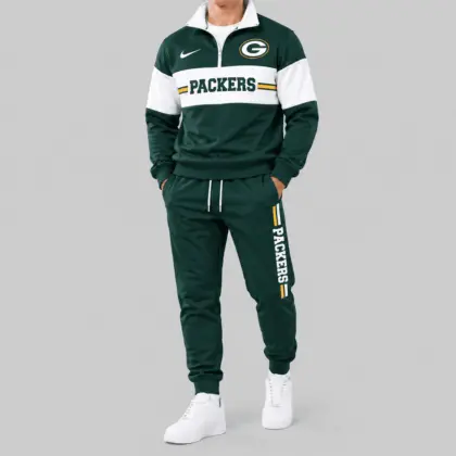 Green Bay Packers | NFL Chest Stripe Tracksuit Set