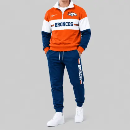 Denver Broncos | NFL Chest Stripe Tracksuit Set