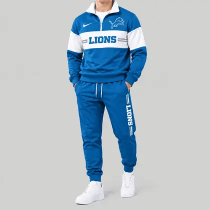 Detroit Lions | NFL Chest Stripe Tracksuit Set