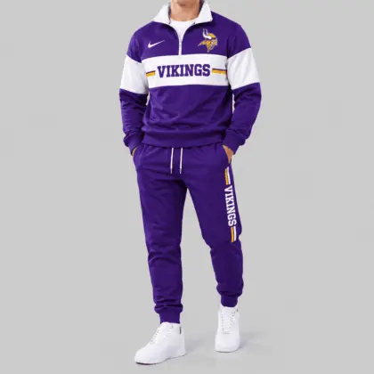 Minnesota Vikings | NFL Chest Stripe Tracksuit Set