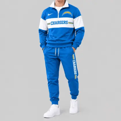 Los Angeles Chargers | NFL Chest Stripe Tracksuit Set