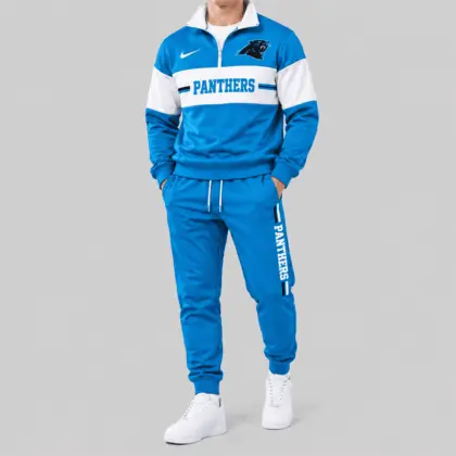 Carolina Panthers | NFL Chest Stripe Tracksuit Set
