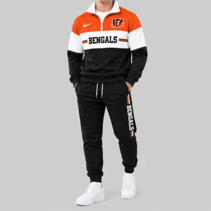 Cincinnati Bengals | NFL Chest Stripe Tracksuit Set