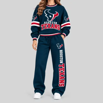 Houston Texans | NFL Classic Crewneck Sweatshirt Jogger Set