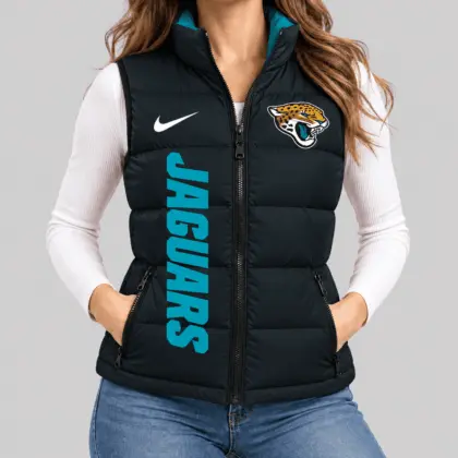 Jacksonville Jaguars | NFL Bold Wordmark Puffer Vest