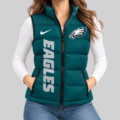 Philadelphia Eagles | NFL Bold Wordmark Puffer Vest