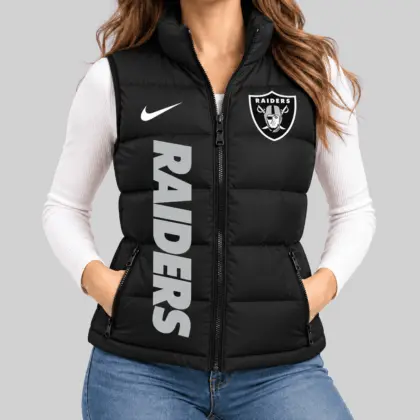 Las Vegas Raiders | NFL Bold Wordmark Puffer Vest