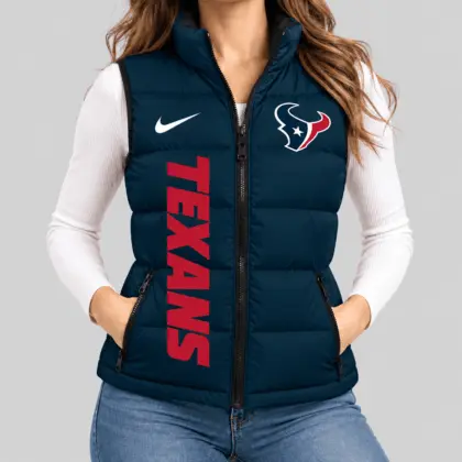 Houston Texans | NFL Bold Wordmark Puffer Vest