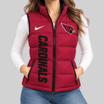 Arizona Cardinals | NFL Bold Wordmark Puffer Vest