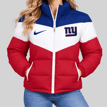 New York Giants | NFL Chevron Puffer Jacket