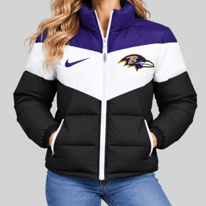 Baltimore Ravens | NFL Chevron Puffer Jacket