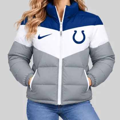 Indianapolis Colts | NFL Chevron Puffer Jacket