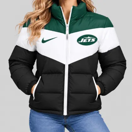 New York Jets | NFL Chevron Puffer Jacket