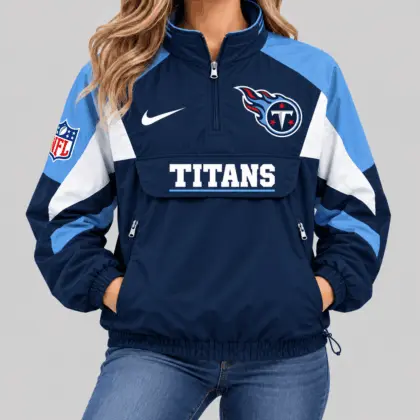 Tennessee Titans | NFL Half Zip Pullover Anorak Jacket