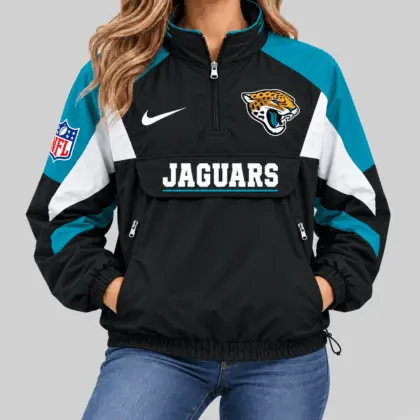 Jacksonville Jaguars | NFL Half Zip Pullover Anorak Jacket
