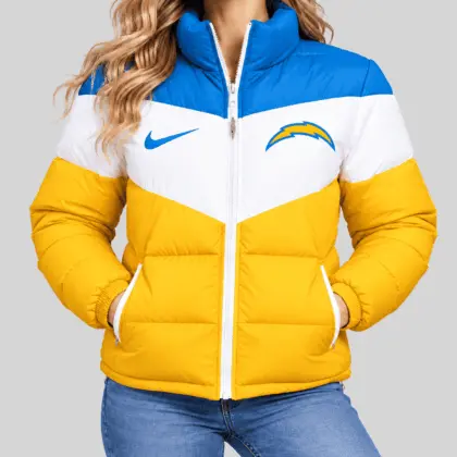 Los Angeles Chargers | NFL Chevron Puffer Jacket