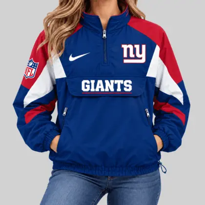 New York Giants | NFL Half Zip Pullover Anorak Jacket
