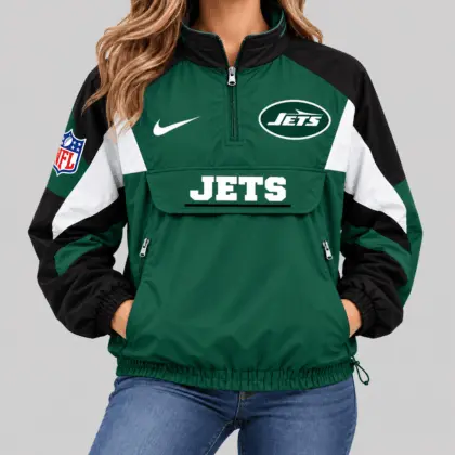 New York Jets | NFL Half Zip Pullover Anorak Jacket