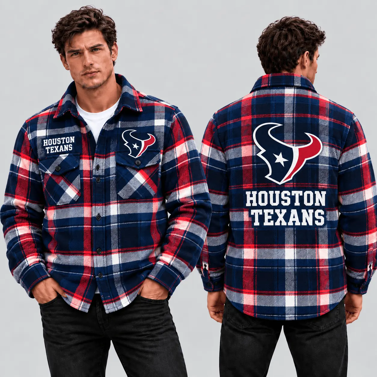 Houston Texans | Premium NFL Classic Game Day Flannel Shirt TD