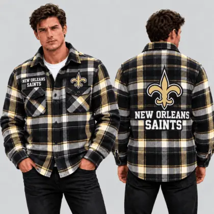 New Orleans Saints | Premium NFL Classic Game Day Flannel Shirt TD