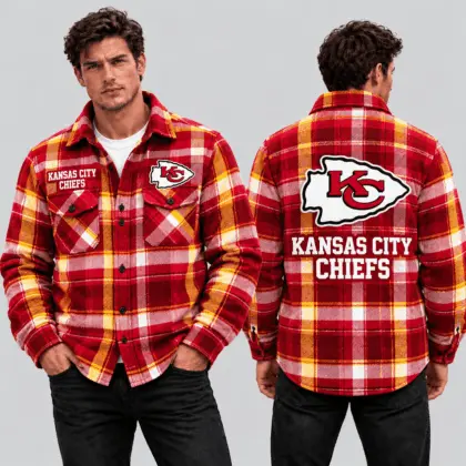 Kansas City Chiefs | Premium NFL Classic Game Day Flannel Shirt TD