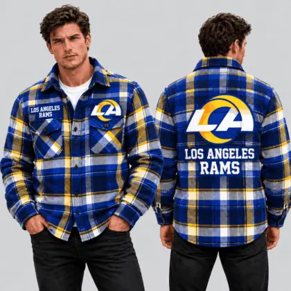 Los Angeles Rams | Premium NFL Classic Game Day Flannel Shirt TD