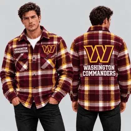 Washington Commanders | Premium NFL Classic Game Day Flannel Shirt TD