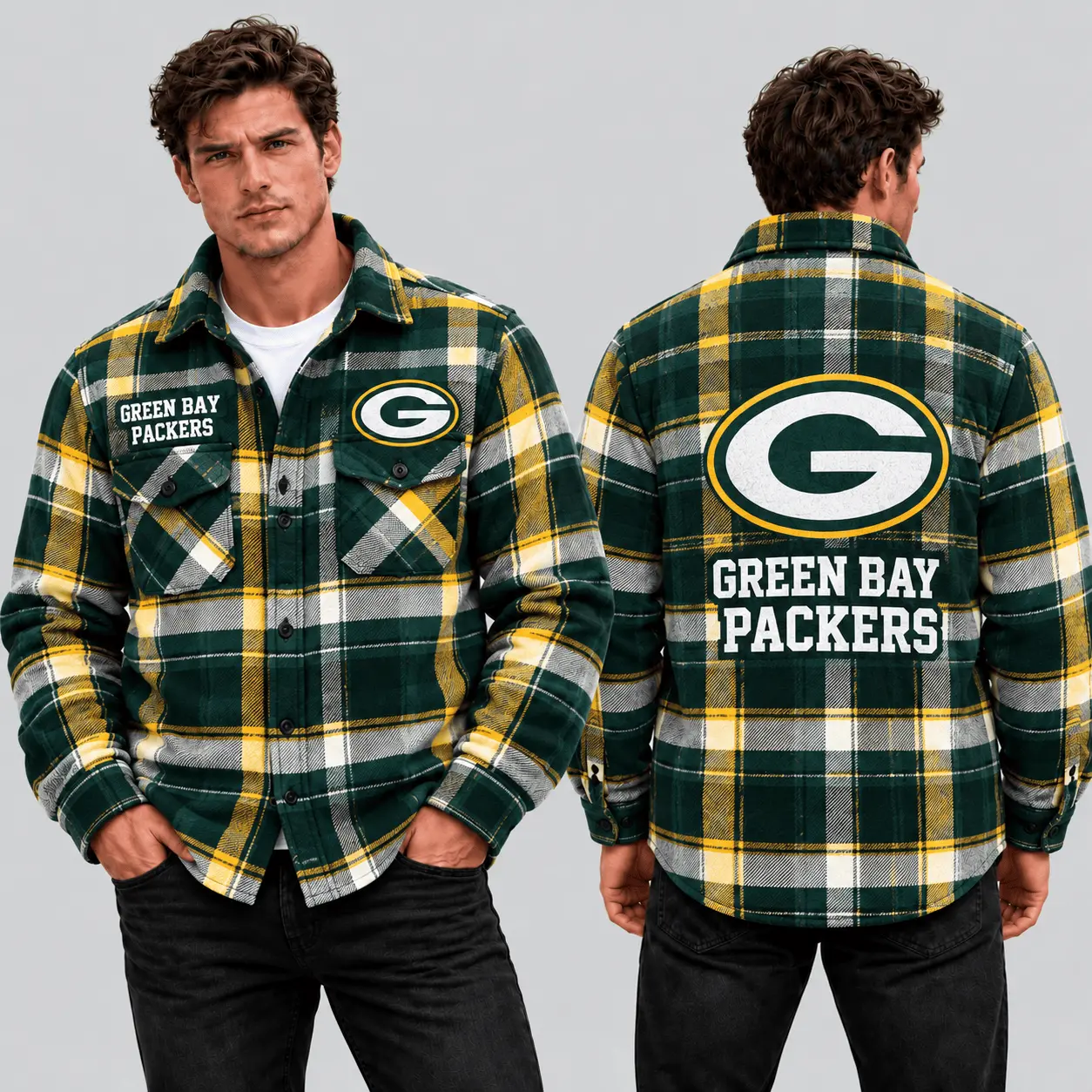 Green Bay Packers | Premium NFL Classic Game Day Flannel Shirt TD