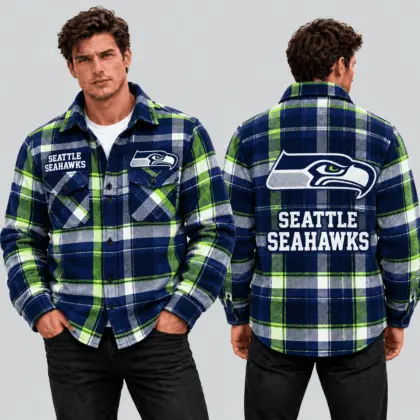 Seattle Seahawks | Premium NFL Classic Game Day Flannel Shirt TD
