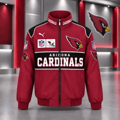 Arizona Cardinals | Premium NFL Game Day Team Spirit Full-Zip Casual Jacket TD