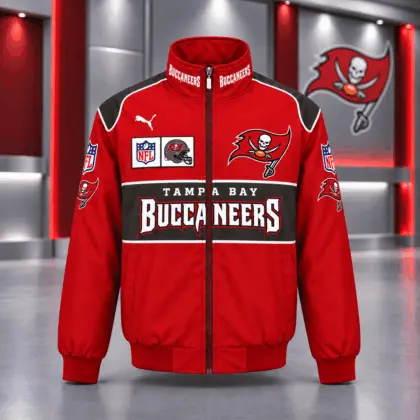 Tampa Bay Buccaneers | Premium NFL Game Day Team Spirit Full-Zip Casual Jacket TD