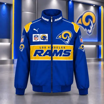 Los Angeles Rams | Premium NFL Game Day Team Spirit Full-Zip Casual Jacket TD