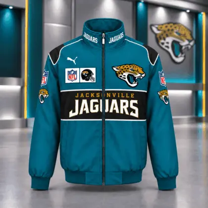 Jacksonville Jaguars | Premium NFL Game Day Team Spirit Full-Zip Casual Jacket TD