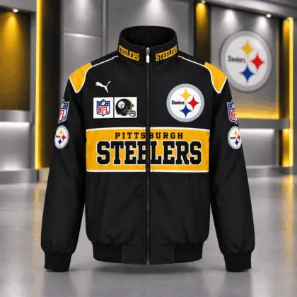Pittsburgh Steelers | Premium NFL Game Day Team Spirit Full-Zip Casual Jacket TD