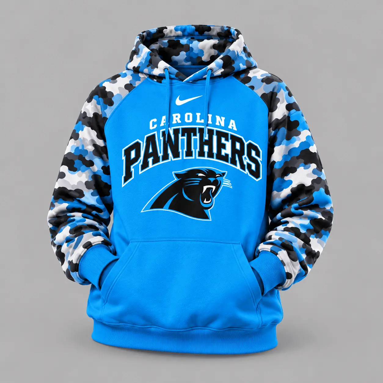 Carolina Panthers | Premium NFL Game Day Team Spirit Camo Tracksuit Set TD - Image 2