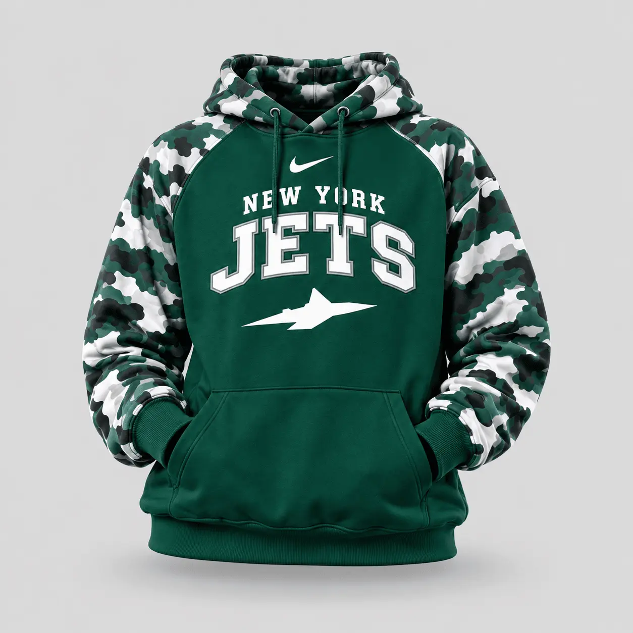 New York Jets | Premium NFL Game Day Team Spirit Camo Tracksuit Set TD - Image 2