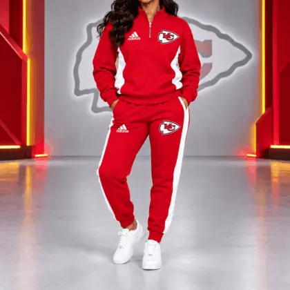 Kansas City Chiefs | Premium NFL Athletic Team Spirit Quarter-Zip + Pants TD