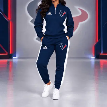 Houston Texans | Premium NFL Athletic Team Spirit Quarter-Zip + Pants TD